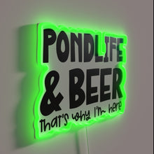 Load image into Gallery viewer, Whimsical glow of aquatic nightlife meets refreshing beverage enthusiasm.