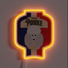 Load image into Gallery viewer, Pawsitively quirky distressed design featuring a French poodle beer label art