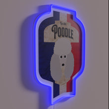 Load image into Gallery viewer, Vintage French Poodle Beer Label Distressed Wall Sign Decor Art