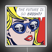 Load image into Gallery viewer, Pop Optimistic Girl RGB neon sign white