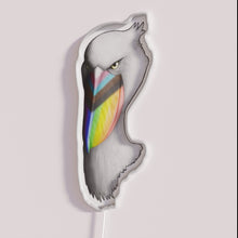 Load image into Gallery viewer, Neon Rainbow Pride Flag Sign, Celebrating Diversity and Self Expression Together