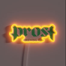 Load image into Gallery viewer, Vibrant RGB lighting enhances home decor with this beer-inspired sign.