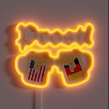 Load image into Gallery viewer, Neon RGB Sign for Oktoberfest Party and Beer Enthusiasts Gatherings
