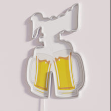 Load image into Gallery viewer, Vibrant Prost Neon Sign Adorns Bars and Homes Celebrating Oktoberfest