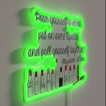 Load image into Gallery viewer, Motivational quote to uplift and inspire with vibrant neon color.