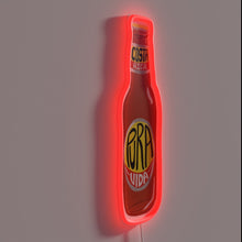 Load image into Gallery viewer, Vibrant Pura Vida Beer Sign Radiates Energy in Living Room Space