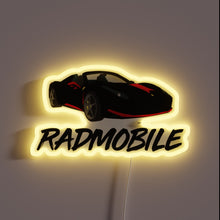 Load image into Gallery viewer, Vibrant Radmobile RGB Neon Sign with Modern Retro Inspired Design