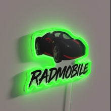 Load image into Gallery viewer, Add futuristic vibe to your space with glowing RGB letters.