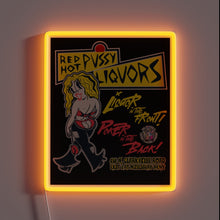 Load image into Gallery viewer, Vibrant RGB Neon Sign for Red Hot Pussy Liquors Bar Decor