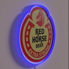 Load image into Gallery viewer, Red Horse Philippines beer logo in vibrant neon RGB colors