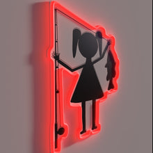 Load image into Gallery viewer, Brighten up your space with colorful Reel Girl neon vibes