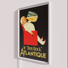 Load image into Gallery viewer, Vintage French-inspired Le Bon Bock neon beer advertisement wall decor