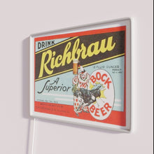 Load image into Gallery viewer, RGB Neon Bar Sign Decoration for Richbrau Bock Beer Lovers