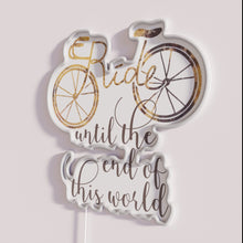 Load image into Gallery viewer, Vibrant Ride Until The End Neon Wall Sign Artwork Decor