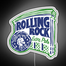 Load image into Gallery viewer, Rolling Rock POP RGB neon sign white