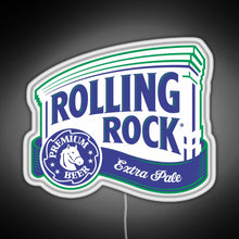 Load image into Gallery viewer, Rolling Rock RGB neon sign white