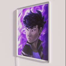 Load image into Gallery viewer, Electrically charged decorative Rona RGB neon wall lighting sign.