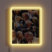 Load image into Gallery viewer, Displaying emotional disappointment with vibrant colorful neon graphics and lights