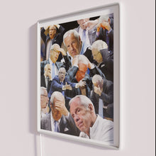 Load image into Gallery viewer, Neon Depression Quote - 'Roy is Very Disappointed' with Bright Colors