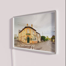 Load image into Gallery viewer, Vibrant neon bar decor, customizable Ruishton Inn RGB sign lighting.