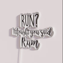 Load image into Gallery viewer, Vibrant Rum Bar Neon Sign with Color-Changing RGB LED Accents