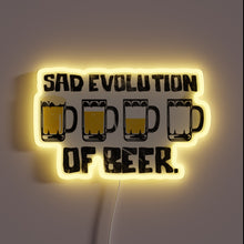 Load image into Gallery viewer, Humorous depiction of beer's rise and fall to glory