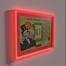 Load image into Gallery viewer, Whimsical wall decor featuring colorful skull and motto in Spanish.