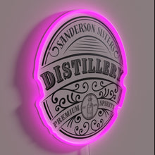 Load image into Gallery viewer, Welcome to our bewitched distillery in full vibrant color.