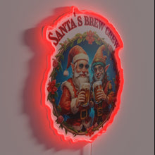 Load image into Gallery viewer, Jolly Spirits Only: Vibrant Neon Bar Sign for Holiday Cheer