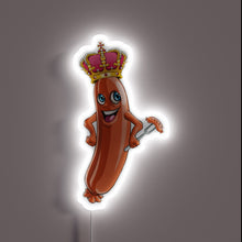 Load image into Gallery viewer, Vibrant Neon Sign for Oktoberfest Celebrations and German Food Enthusiasts.