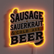 Load image into Gallery viewer, Brewery nostalgia lighting with vibrant colors of German beer culture