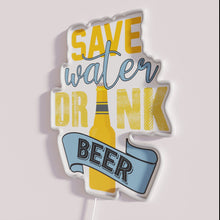 Load image into Gallery viewer, Eye-catching Neon Wall Decor, Environmentally Friendly Drinking Humor Sign, RGB