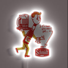 Load image into Gallery viewer, Vintage 80s Retro Neon Sign for Classic Brewery Nostalgia Collector.