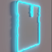 Load image into Gallery viewer, Colorful neon sign with playful design of schnitzel and beer