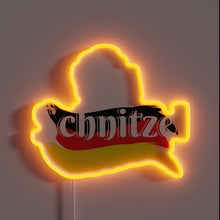 Load image into Gallery viewer, Vibrant Neon Sign for Traditional German Cuisine - Schnitzel Restaurant Decor