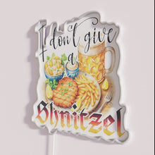 Load image into Gallery viewer, Distressed Neon Oktoberfest Sign, German Food, Beer Lover's Decor Gift Idea