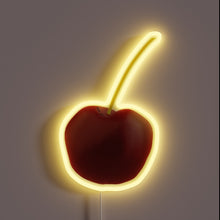 Load image into Gallery viewer, Add vibrant glow with this semi-realistic cherry neon LED sign.