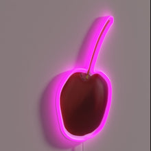 Load image into Gallery viewer, Semi-Realistic Cherry Bloom in Vibrant Rainbow Neon Light
