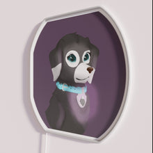 Load image into Gallery viewer, Semi Realistic Emerald Green Neon Wall Sign with Vibrant RGB Accent