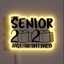 Load image into Gallery viewer, Customizable senior class of 2020 gradient neon acrylic sign light.