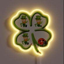 Load image into Gallery viewer, Add festive charm with this St. Patrick's Day neon light.