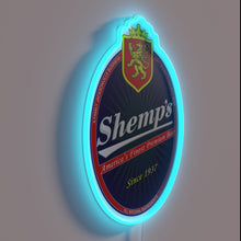 Load image into Gallery viewer, Shemps Neon Sign Featuring RGB Colors of a Beer Bar