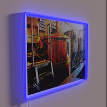 Load image into Gallery viewer, Eye-catching digital wall art with vibrant LED RGB color changing light