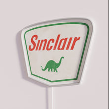 Load image into Gallery viewer, Vintage Sinclair Oil Neon Sign in Bright Essential RGB Lighting
