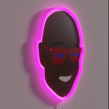 Load image into Gallery viewer, Add vibrant ambiance with this customizable RGB neon light installation.