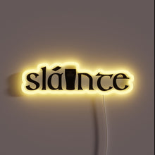 Load image into Gallery viewer, Authentic Irish-themed RGB neon sign featuring a Guinness logo".
