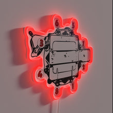 Load image into Gallery viewer, Small Block Chevy Firing Order Indicator in Bright Neon Lights
