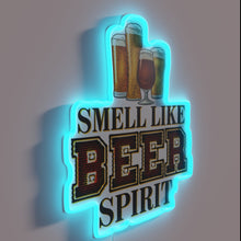 Load image into Gallery viewer, Add rustic charm with this neon beer-themed wall decor.