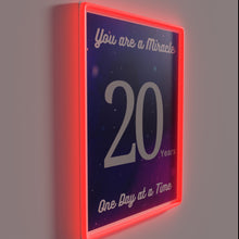 Load image into Gallery viewer, 20 years clean and sober milestone anniversary achievement celebration reminder