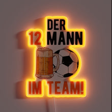 Load image into Gallery viewer, Soccer Star Cheers Life's Wins with Cold Beer and Friends